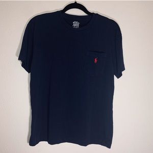 POLO RALPH LAUREN navy blue crew neck t-shirt